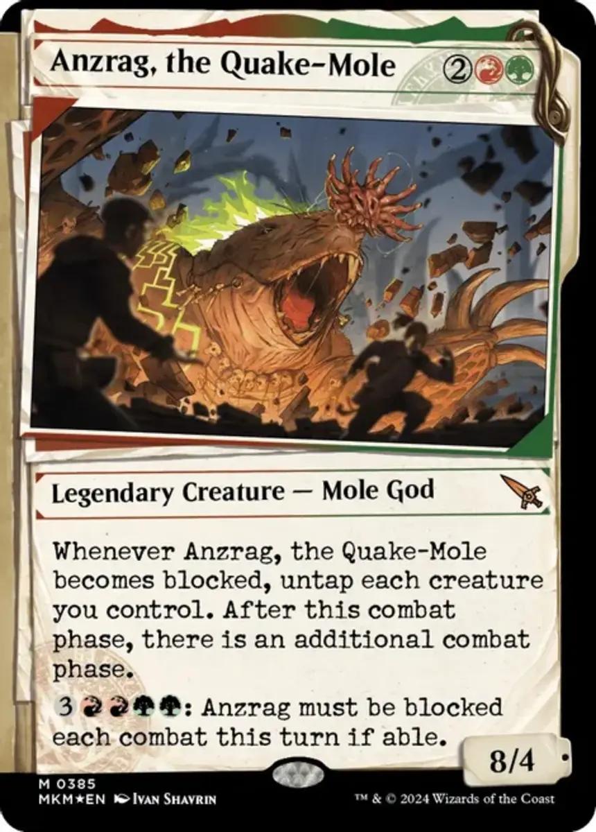 Anzrag, the Quake-Mole
